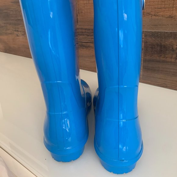 Ugg Sienna Rain Boots - Blue Aster - Size 7 - Picture 2 of 5